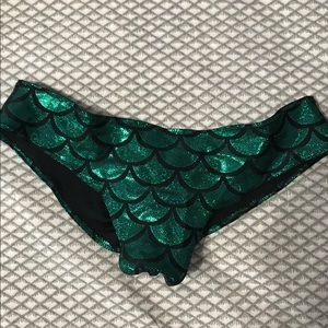 Mermaid extra cheeky booty shorts